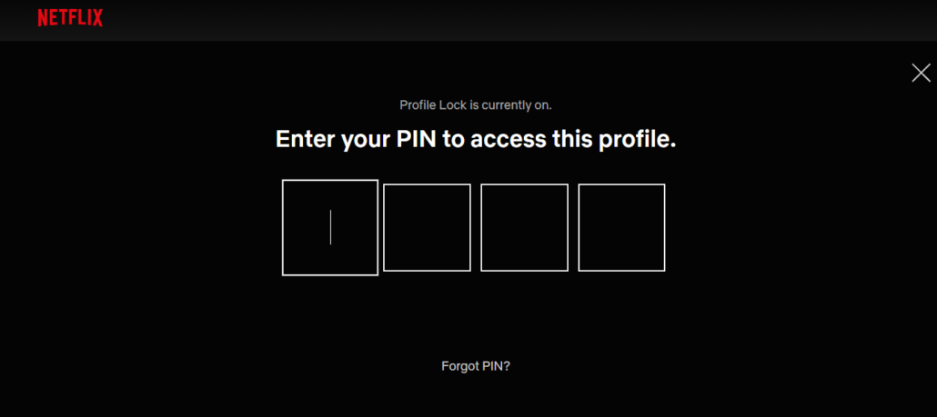 Netflix Profile Lock