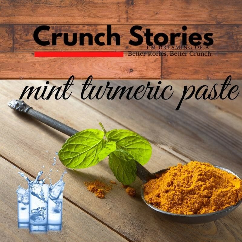 mint turmeric paste 