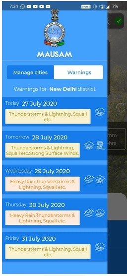 Mausam App