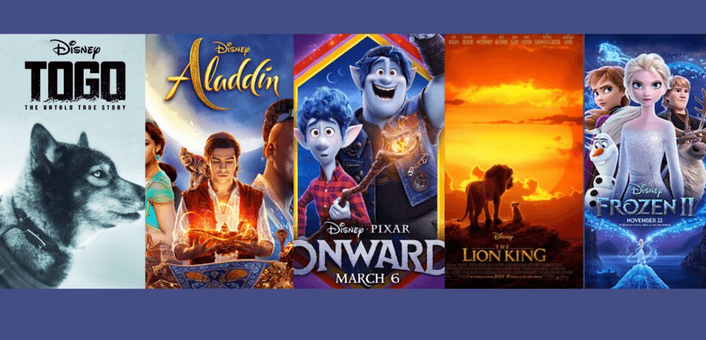 Top 5 disney movies