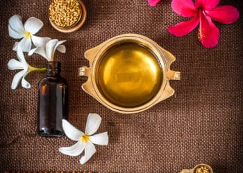 Home made harbal hair oil