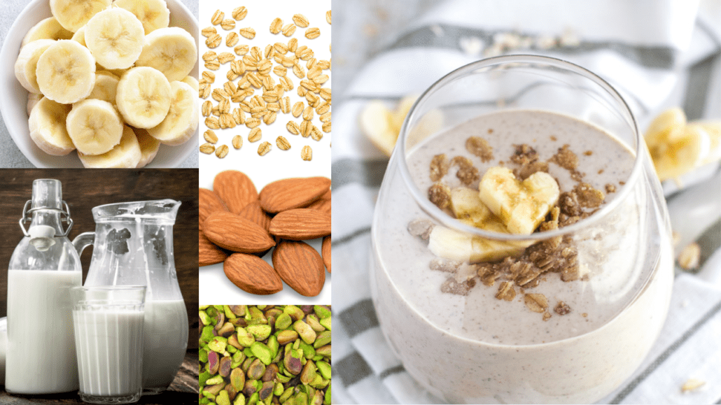 Banana oat smoothie