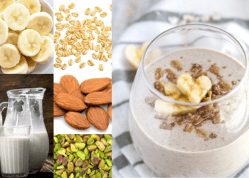Banana oat smoothie