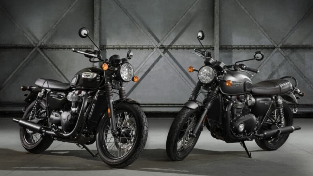 Triumph Bonneville T100 and T120 Black editions launched in India