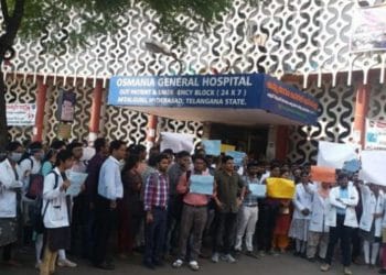 doctors demands new building for osmania hospital