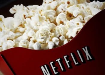 netflix with popcorn