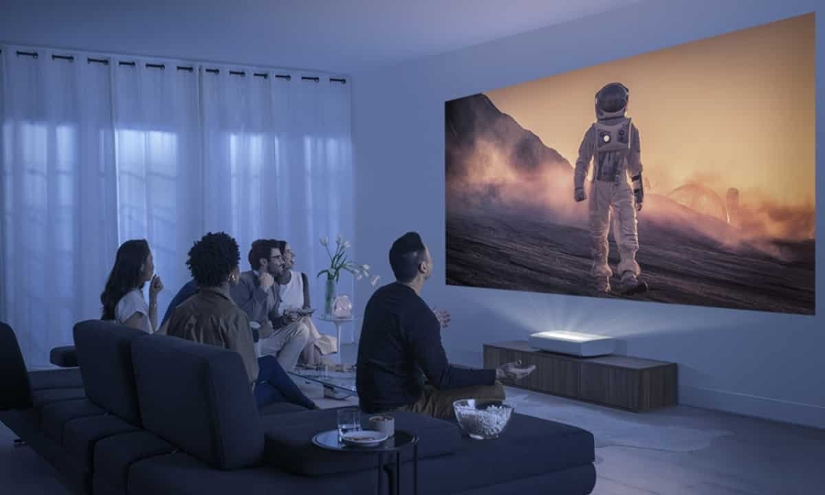 Samsung Launched 4K Ultra Short Throw Laser Projector - Crunch Stories