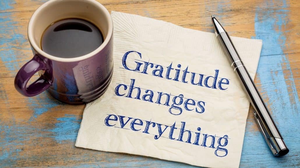 Gratitude changes everything