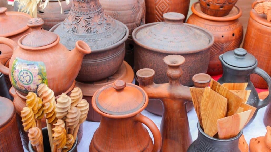 Clay pots