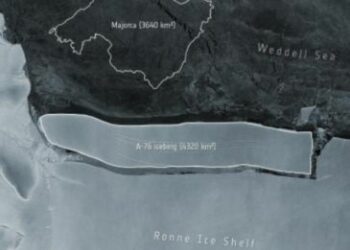 The World’s Largest Iceberg Thrice the Size of Delhi Made a History in Antarctica